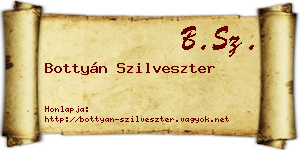 Bottyán Szilveszter névjegykártya